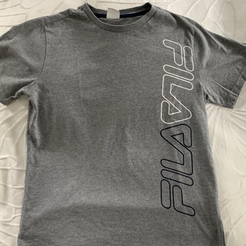 Grey Fila T Shirt